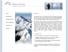 Tablet Screenshot of denali-group.com